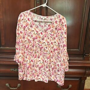 Floral tunic